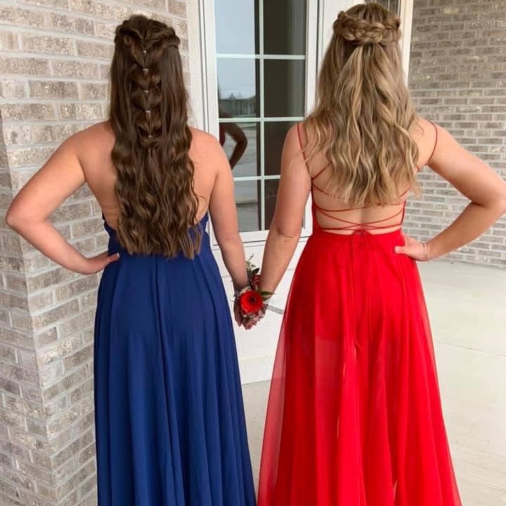Sherri Hill Red Prom Dress - Picture 5 of 5